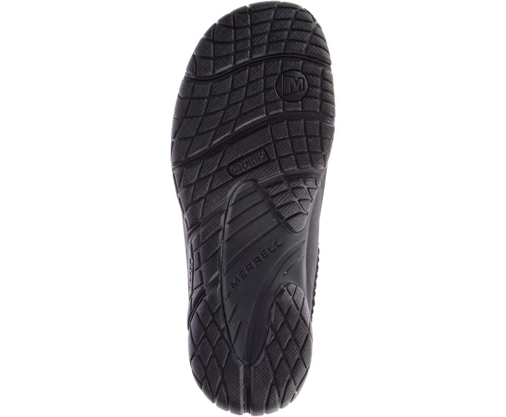 Slip On Senhora - Merrell Encore Ice 4 Couro - Pretas - DCZ854203